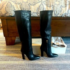 M. Gemi tall black leather boots. NWT size 37.5, US women’s size 7.